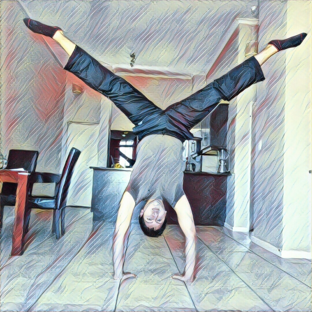 Image of me doing a handstand